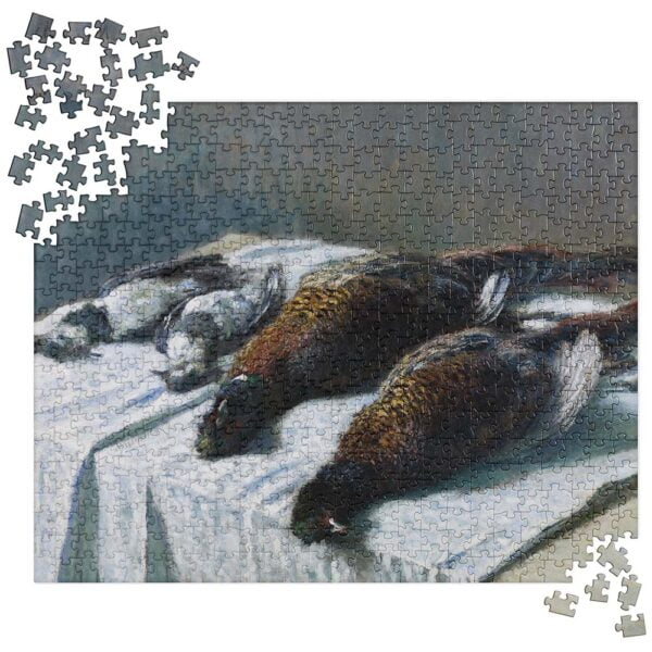 Still Life with Pheasants and Plovers (jigsaw puzzle) painting by Claude Monet