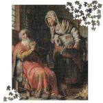 Tobit and Anna with the Kid (puzzle) by Rembrandt van Rijn