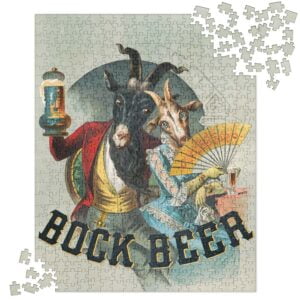 Bock Beer no.8. (1883) Poster by Calvert Litho. Co