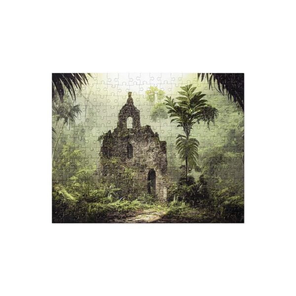 Abandoned Ruin in the Forest Jigsaw Puzzle