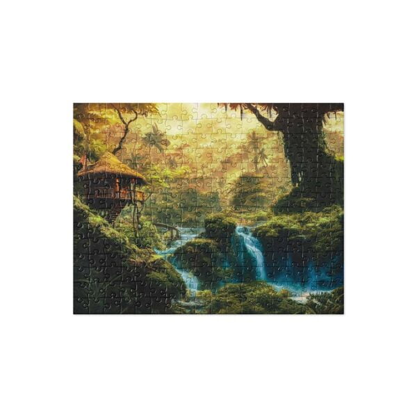 Fantasy Treehouse in the Jungle Jigsaw Puzzle