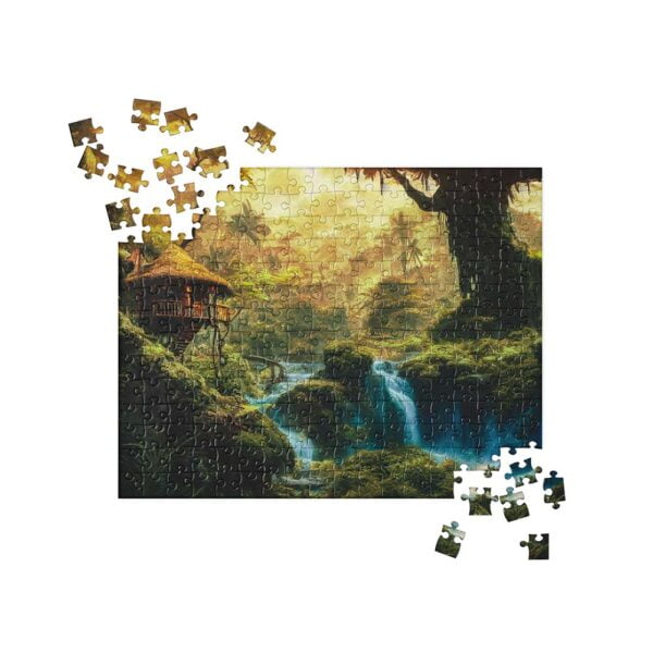 Fantasy Treehouse in the Jungle Jigsaw Puzzle