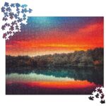 Lake Sunset Forest Jigsaw Puzzle