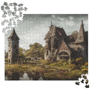 Medieval Building with Tower Jigsaw Puzzle