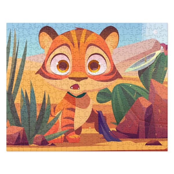 Tiger Cub in the Desert Jigsaw Puzzle