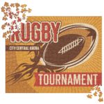 Rugby Tournament Poster Jigsaw Puzzle