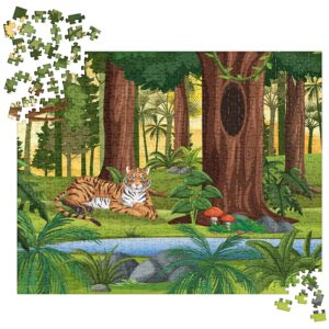 Tiger in the Forest Jigsaw Puzzle