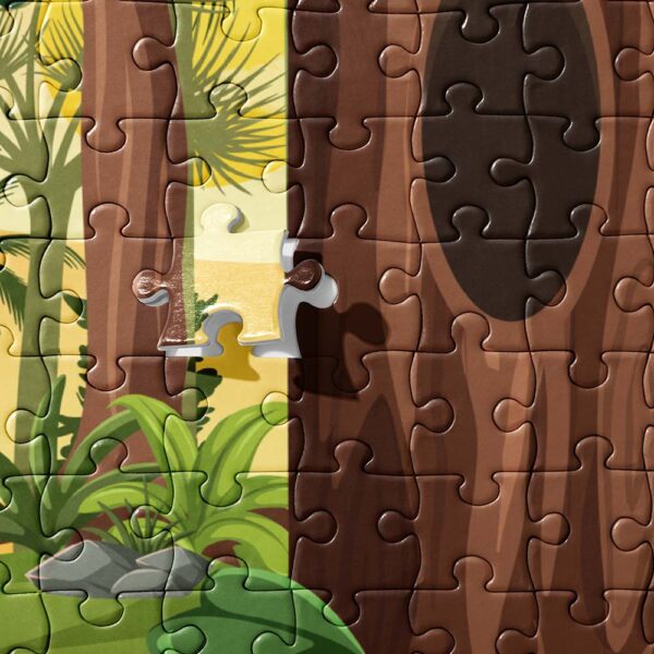 Tiger in the Forest Jigsaw Puzzle